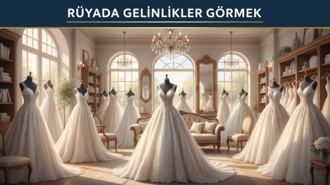 "Rüyada Gelinlikler Görmek"