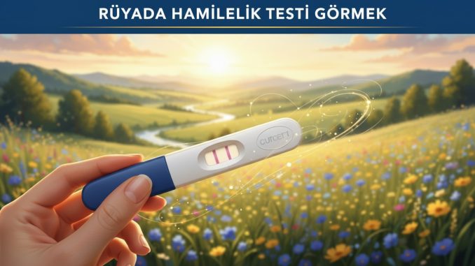 "Rüyada Hamilelik Testi Görmek"
