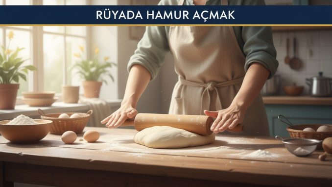 "Rüyada Hamur Açmak"