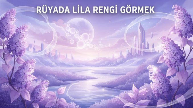 "Rüyada Lila Rengi Görmek"
