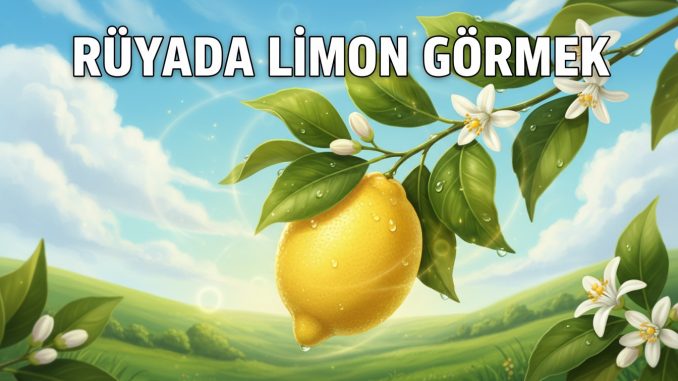 "Rüyada Limon Görmek"