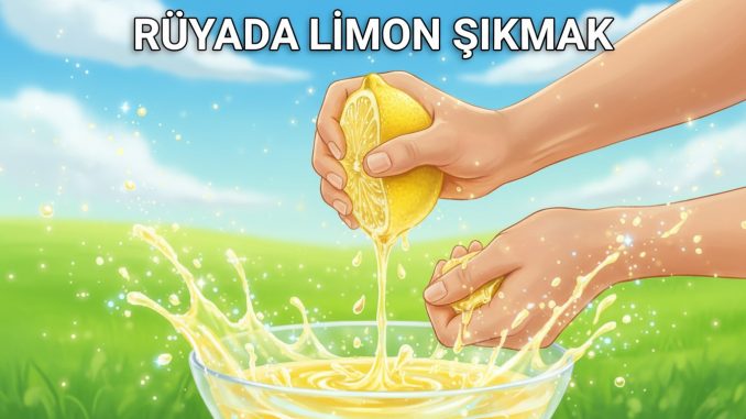 "Rüyada Limon Sıkmak"