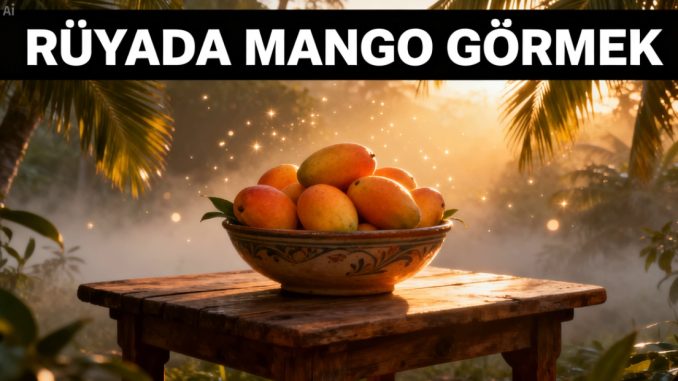 "Rüyada Mango Görmek"