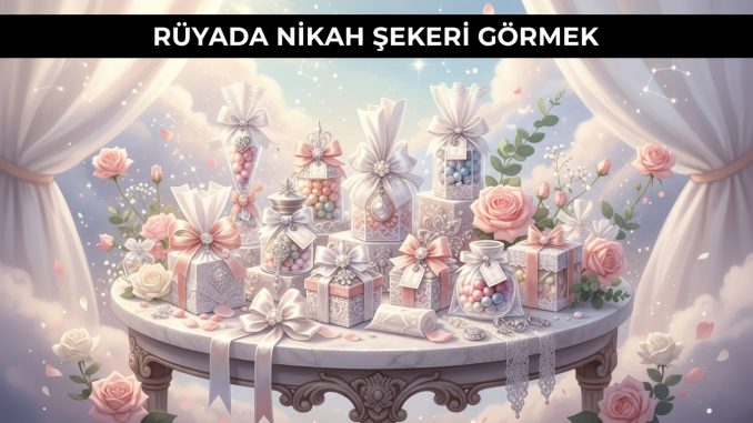 "Rüyada Nikah Şekeri Görmek"