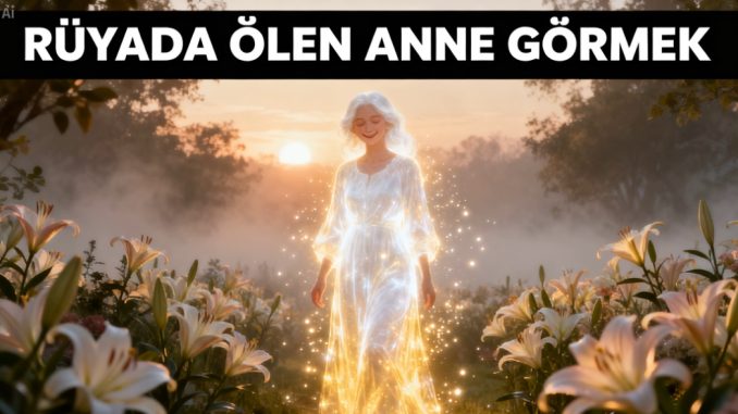 "Rüyada Ölen Anne Görmek"