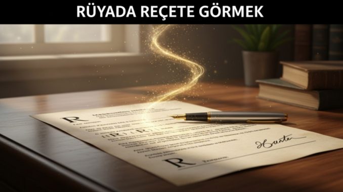 "Rüyada Reçete Görmek"
