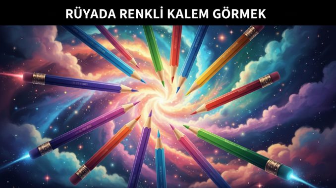 "Rüyada Renkli Kalem Görmek"