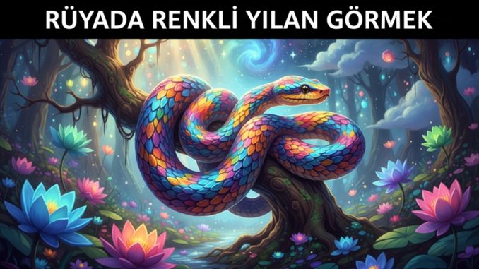"Rüyada Renkli Yılan Görmek"