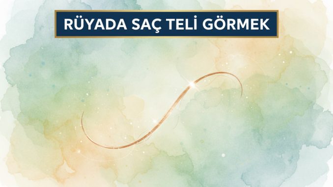 "Rüyada Saç Teli Görmek"