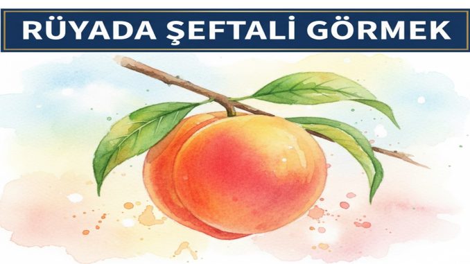 "Rüyada Şeftali Görmek"