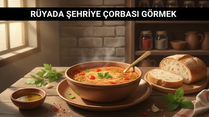 "Rüyada Şehriye Çorbası Görmek"