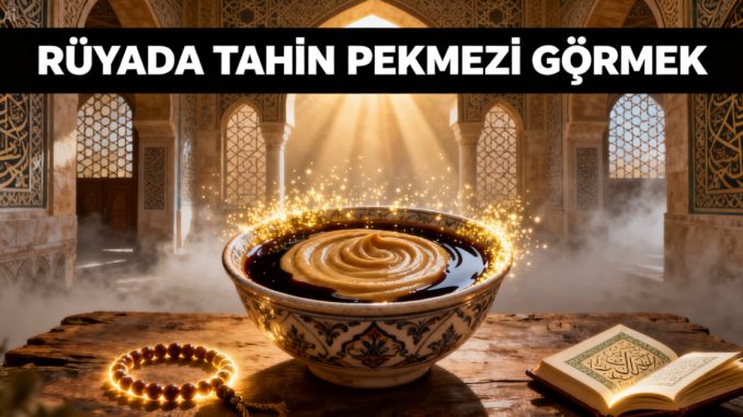 "Rüyada Tahin Pekmezi Görmek"