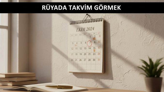 "Rüyada Takvim Görmek"
