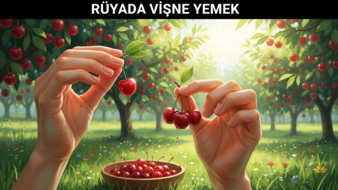 "Rüyada Vişne Yemek"