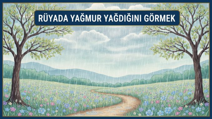 "Rüyada Yağmur Yağdığını Görmek"