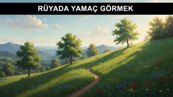 "Rüyada Yamaç Görmek"