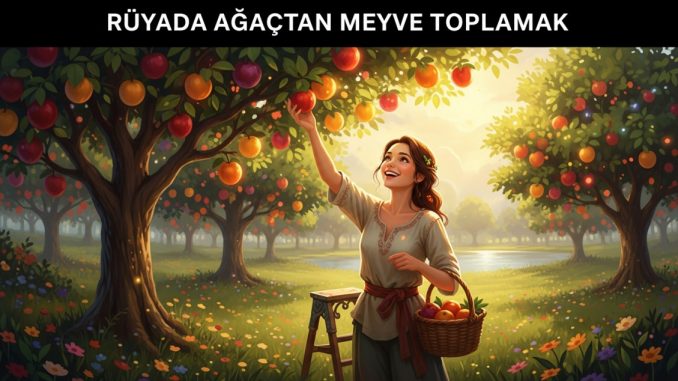 "Rüyada Ağaçtan Meyve Toplamak"
