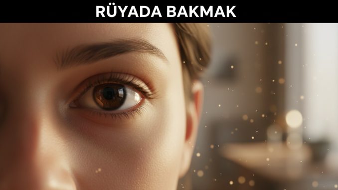 "Rüyada Bakmak"