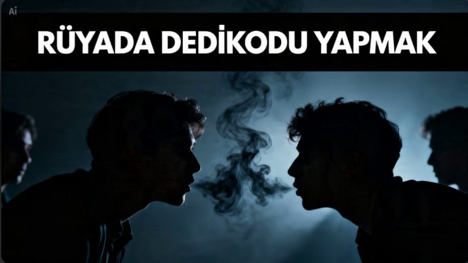 "Rüyada Dedikodu Yapmak"