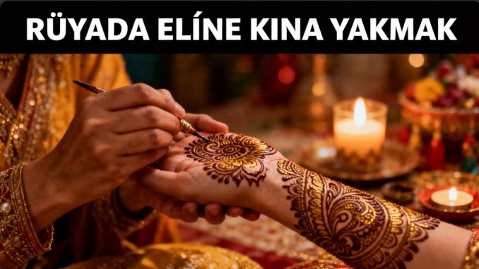 "Rüyada Eline Kına Yakmak"
