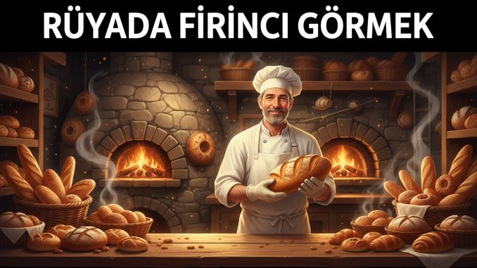 "Rüyada Fırıncı Görmek"