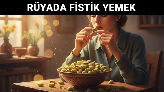 "Rüyada Fıstık Yemek"