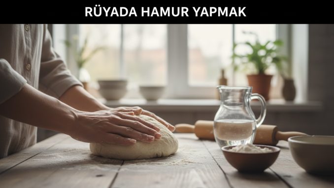"Rüyada Hamur Yapmak"