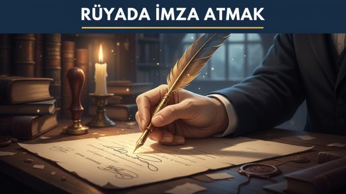 "Rüyada İmza Atmak"