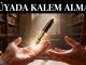 "Rüyada Kalem Almak"