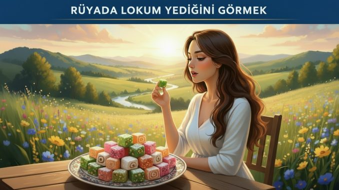 "Rüyada Lokum Yediğini Görmek"