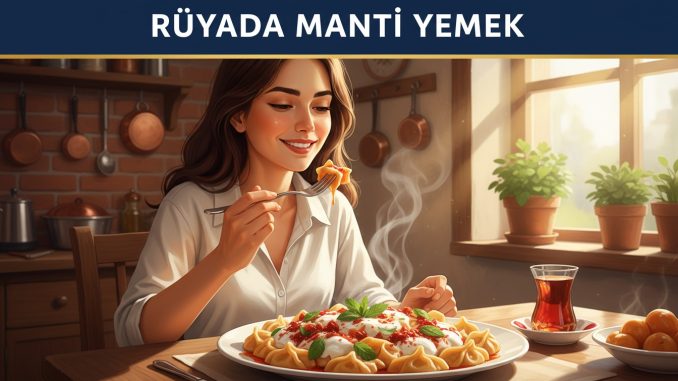 "Rüyada Mantı Yemek"