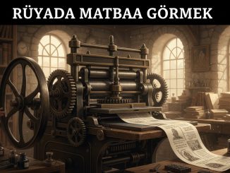 "Rüyada Matbaa Görmek"