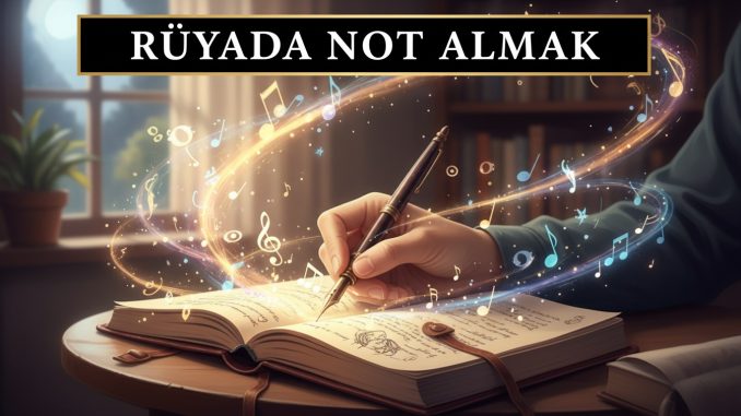 "Rüyada Not Almak"