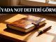 "Rüyada Not Defteri Görmek"