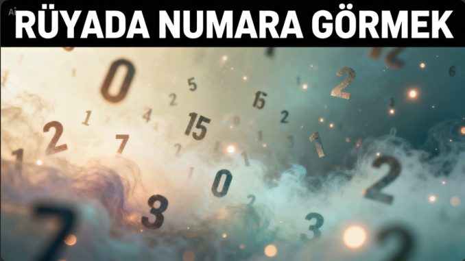 "Rüyada Numara Görmek"
