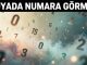 "Rüyada Numara Görmek"