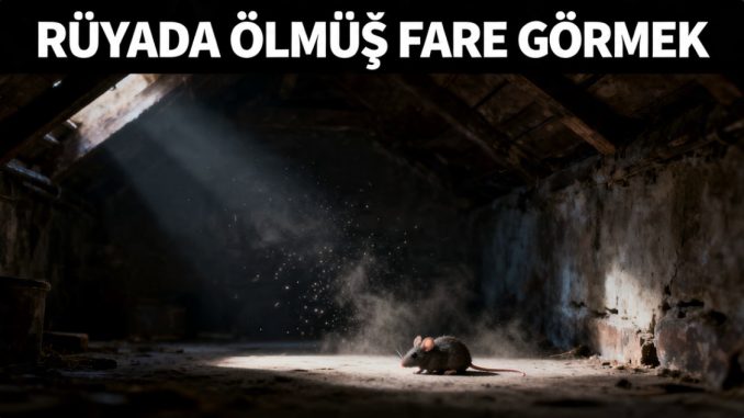"Rüyada Ölmüş Fare Görmek"