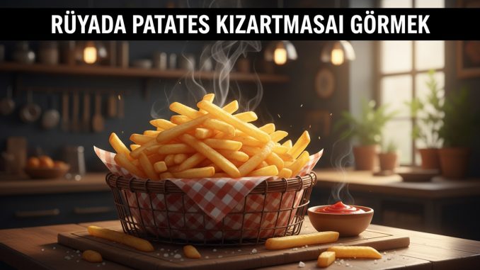 "Rüyada Patates Kızartması Görmek"