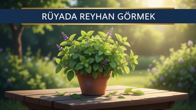 "Rüyada Reyhan Görmek"