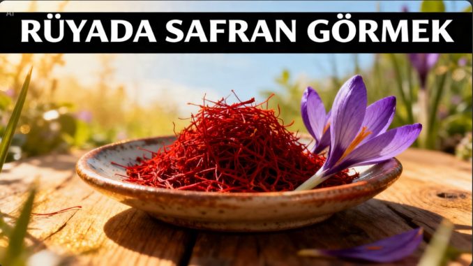 "Rüyada Safran Görmek"