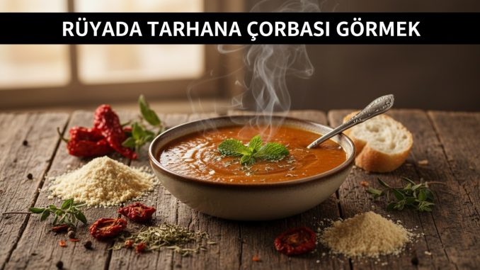 "Rüyada Tarhana Çorbası Görmek"