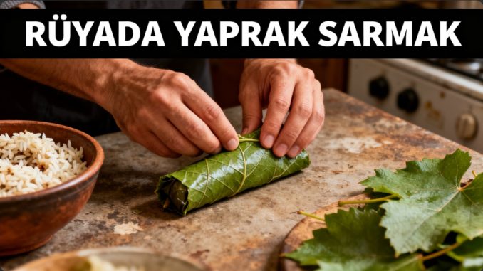 "Rüyada Yaprak Sarmak"
