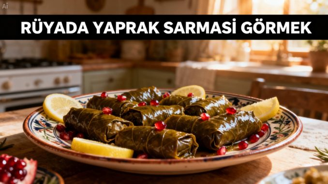 "Rüyada Yaprak Sarması Görmek"