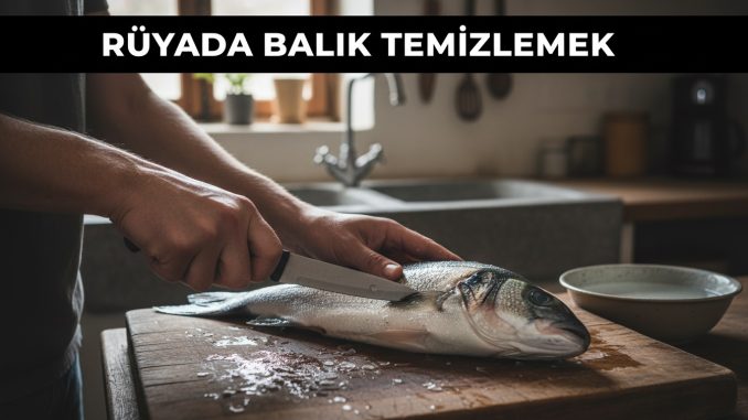 "Rüyada Balık Temizlemek"