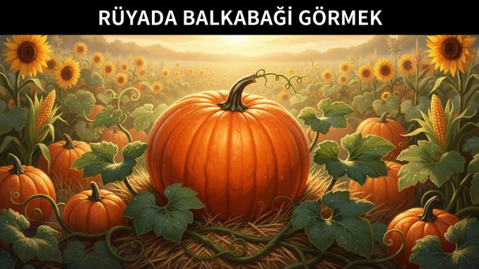 "Rüyada Balkabağı Görmek"