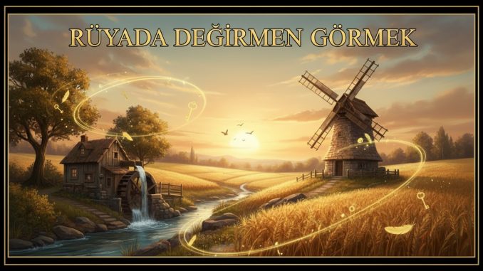 "Rüyada Değirmen Görmek"