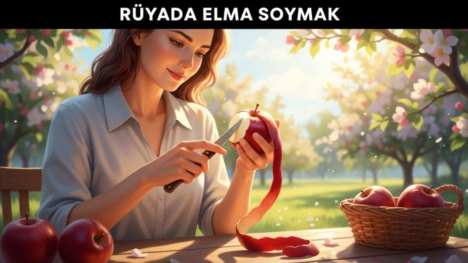 "Rüyada Elma Soymak"