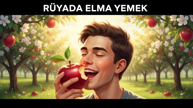 "Rüyada Elma Yemek"