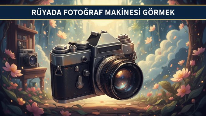 "Rüyada Fotoğraf Makinesi Görmek"