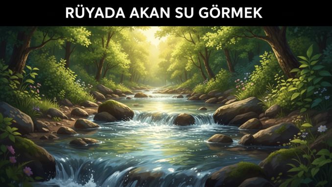 "Rüyada Akan Su Görmek"